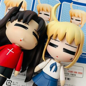 難あり中古品 グッドスマイルカンパニー ねんどろいど Fate/stay night へたれセイバー やさぐれ凛 2種セット