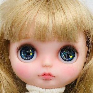 ジャンク ポップマート ブライス POPMART Blythe カスタム ドール 女の子 ブロンド 白ニット