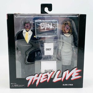 新品未開封 NECA THEY LIVE ALIEN 2PACK エイリアン ヒューマノイド 8インチドール