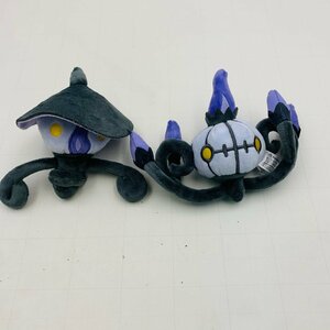 中古品 Pok?mon fit ポケットモンスター ポケモン ポケモンセンター 608 ランプラー 609 シャンデラ ぬいぐるみ 2種セット