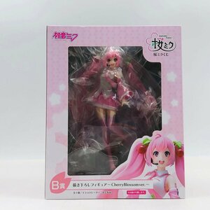 新品未開封 タイトーくじ本舗 初音ミク 桜ミクくじ B賞 桜ミク 描き下ろし フィギュア Cherry Blossom ver.