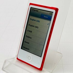 iPod nano 16GB PRODUCT RED（2012年発売・第7世代） MD744J/A