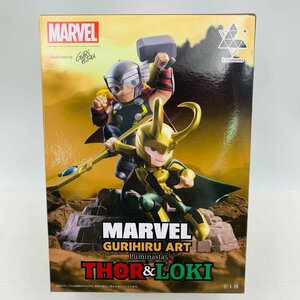 新品未開封 セガ Luminasta MARVEL GURIHIRU ART THOR＆LOKI ソー＆ロキ