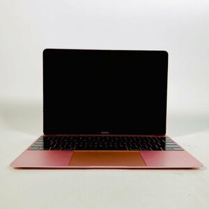 ジャンク MacBook 12インチ (Early 2016) Core m7 1.3GHz/8GB/SSD 256GB ローズゴールド MMGL2J/A