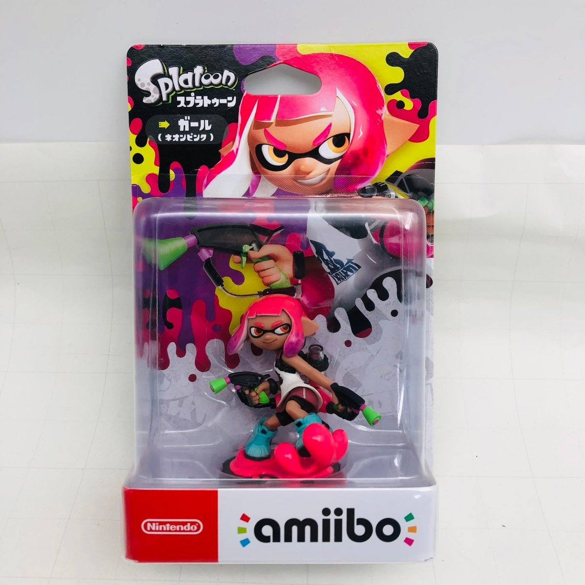 Yahoo!オークション -「amiibo ガール ネオンピンク」の落札相場・落札価格