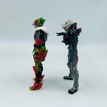 難あり中古品 S.H.Figuarts フィギュアーツ 仮面ライダーオーズ/OOO 映司グリード アンク ロスト 2種セット_画像3