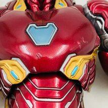 難あり中古品 S.H.Figuarts フィギュアーツ アベンジャーズ/インフィニティ・ウォー アイアンマン マーク50 ナノウェポンセット_画像6