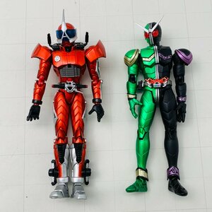 中古品 S.H.Figuarts フィギュアーツ 仮面ライダーW サイクロンジョーカー アクセル 魂STAGE ACT.W 3種セット