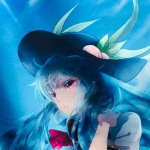 難あり中古品 幽閉サテライト 東方project カフカなる群青へ 比那名居天子 ロング タペストリー ミユキルリア_画像3