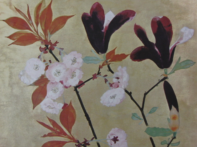 Katsurayama South Wind, Double Cherry Blossoms, From a rare and luxurious limited edition framing art book, New frame included, Master, Collotype, Famous Painter, interior, spring, Painting, Oil painting, Nature, Landscape painting