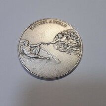 バチカン美術館 MUSEI VATICANI MICHELANGELO ミケランジェロ メダル　直径約４０mm_画像1
