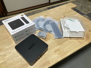 ネットワークプレーヤー　WIIM pro 美品　個人　ハイレゾ　ミュージックストリーマー　アップルAirPlay Spotify Amazon