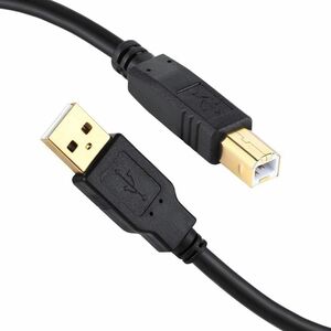 USB プリンターケーブル2mUSB 2.0 ケーブル abタイプ 金メッキコネクタ(2m)