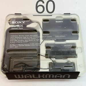 1AD79 SONY ソニー WALKMAN ウォークマン WM-805 カセットプレーヤー 元箱付き 長期保管によりベタつきあり