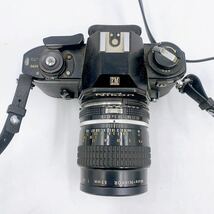 1AD76 Nikon ニコン EM 一眼レフ フィルムカメラ Micro-NIKKOR 55mm 1:2.8 レトロ 中古 現状品_画像6