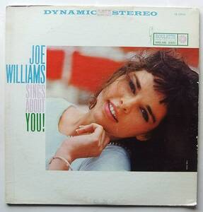 ◆ JOE WILLIAMS / Sings About You ◆ Roulette SR-52030 (bar:dg) ◆ W