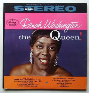 ◆ DINAH WASHINGTON / The Queen! ◆ Mercury SR 60111 (black:dg) ◆