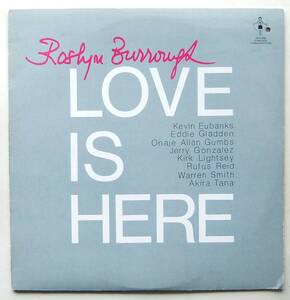 ◆ ROSLYN BURROUGH / Love Is Here ◆ Sunnyside SSC 1009 ◆ V