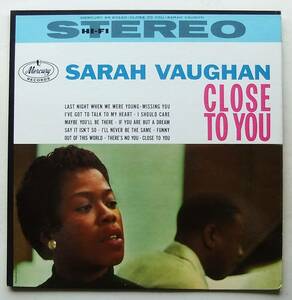 ◆ SARAH VAUGHAN / Close To You ◆ Mercury SR 60240 (black:dg) ◆ V