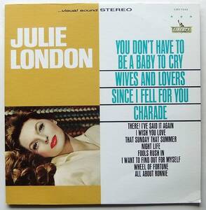 ◆ JULIE LONDON / You Don't Have To Be A Baby to Cry / Wives and Lovers ◆ Liberty LST-7342 (color:dg) ◆ V