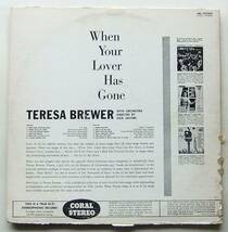 ◆ TERESA BREWER / When Your Lover Has Gone ◆ Coral CRL 757257 (red:dg) ◆ W_画像2