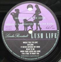 ◆ INDA RONSTADT with NELSON RIDDLE Orch / Lush Life ◆ Asylum 60387-1 ◆ W_画像5