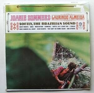 ◆ JOANIE SOMMERS with LAURINDO ALMEIDA / Softly, The Brazilian Sound ◆ Warner Bros. WS 1575 (gold) ◆ W