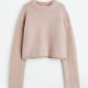 ラメニット　スパンコール　グリッター　ZARA　ピンクニット　H&M セーター　グレイル　カーディガン　春　桜　ピンクコーデ