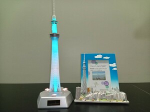 スカイツリー　フィギュア　電飾　写真立て