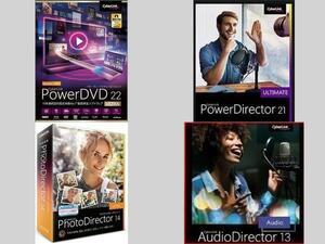 【PC5台】 CyberLink - PowerDVD 22 ULTRA + PowerDirector 21 ULTIMATE + PhotoDirector 14 ULTRA +AudioDirector 13 ULTRA