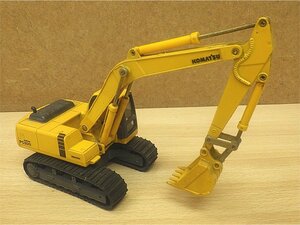 ☆KOMATSU コマツ パワーショベル PC200 K-004 日本製 ミニカー 働く車 重機☆J8