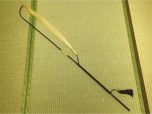 ☆和楽器 擦弦楽器 胡弓/和胡弓の弓 唐木 全長約130bm ②☆J19