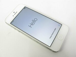 ソフトバンク SoftBank iPhone5 16GB ホワイト【R5501】