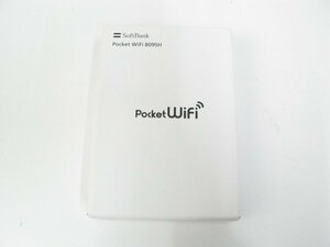 新品 未使用 Pocket WiFi 809SH ブラック【d1492】