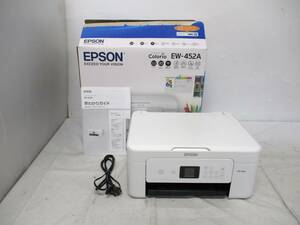 EPSON エプソン カラリオ EW-452A 2022年製 A4 インクジェット 複合機 プリンター プリント 印刷 コピー スキャナ 液晶搭載 事務(28-6-16)