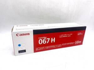  【未使用】 Canon/キャノン 067H トナーカートリッジ シアン 純正 CRG-067HCYN