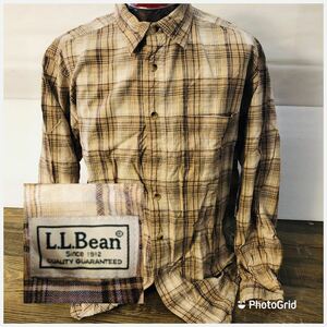 エルエルビーン　L.L.Bean M チェック柄　レギュラーシャツ