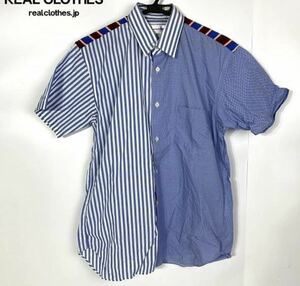 ☆COMME des GARCONS SHIRT/コムデギャルソンシャツ ストライプ 切り替えシャツ 