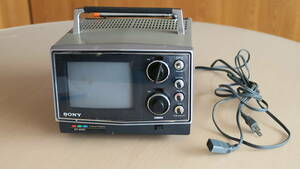 【動確済】小型テレビ　SONY TRINITRON　ポータブルカラーテレビ KV-6020　トリニトロン　ソニー　ブラウン管テレビ　昭和レトロ