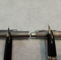 #623A 【PILOT/STERLING SILVER/現状品】パイロット スターリングシルバー 2点セット ペン先18K‐WG ヴィンテージ 現状渡し 中古品_画像7