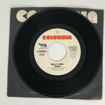 中古 US プロモ盤 シングルレコード Billy Joel James ビリー・ジョエル ジェームス Columbia 3-10412 白レーベル _画像1