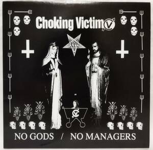 レア チョーキングビクティム 「 Choking Victim NO GODS NO MANAGERS 」レコード パンク スカ