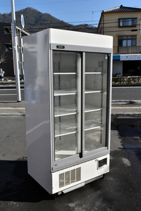 FL09 ホシザキ 星崎 業務用 リーチイン 冷蔵ショーケース RSC-90C-1 100V 厨房機器 スライド扉 幅90奥65高190cm
