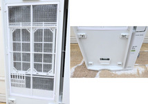 M062 超美品 コロナ CORONA ウインド形冷房専用 窓用 ルームエアコン CW-1621 100V 2021年製 リモコン付き_画像7