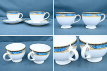 L312 超美品 ウェッジウッド WEDGWOOD CURZON カップ＆ソーサー 2客セット_画像2