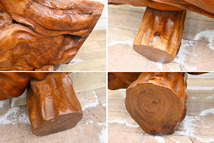 KM20 希少 屋久杉 大型 巨木 一枚板 天然木総無垢 上級材 極上木目 オブジェ 飾り物 玄関 床の間 エントランス 衝立_画像5