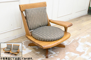 MM282te part buy 2 legs .35 ten thousand jpy fine quality oak material purity "zaisu" seat 1 legs only chair rotary reception * already one leg is optional. 