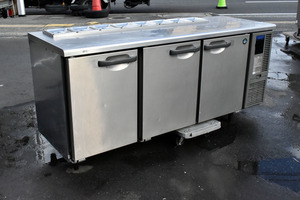 FL07 ホシザキ 星崎 業務用 3面 台下冷蔵庫 RT-180SNF 100V 厨房機器 コールドテーブル形 幅180奥60高80cm ホテルパン 