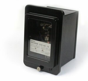 [現状品] OMRON オムロン 過電圧継電器 CVS-AC-F4 50Hz 継電器 高圧 電気工事 工事 1990年製
