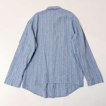 TENDER Co. テンダー WEAVER'S STOCK TYPE WS450 LONG SLEEVE HIGH BACK SHIRT ストライプ リネン シャツ 5 グランパ ヴィンテージ_画像2